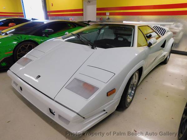 1989 *Lamborghini* *Countach* *Base Trim* White for sale in Boynton Beach , FL – photo 3