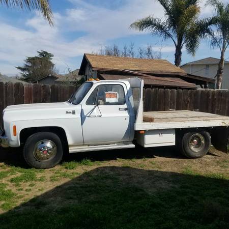 1978 GMC 1 ton flatbed w/dually rear end - cars & trucks - by owner... for sale in Empire, CA – photo 3