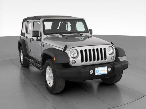 2014 Jeep Wrangler Unlimited Sport S SUV 4D suv Silver - FINANCE -... for sale in Fresh Meadows, NY – photo 16