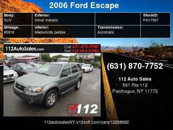 2006 Ford Escape XLT Sport for sale in Patchogue, NY – photo 23