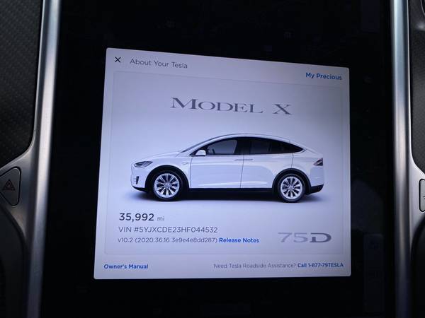 2017 Tesla Model X 75D Sport Utility 4D suv White - FINANCE ONLINE -... for sale in Washington, District Of Columbia – photo 18