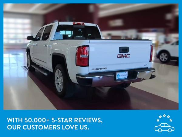 2014 GMC Sierra 1500 Crew Cab SLT Pickup 4D 5 3/4 ft pickup White for sale in Pittsburgh, PA – photo 6