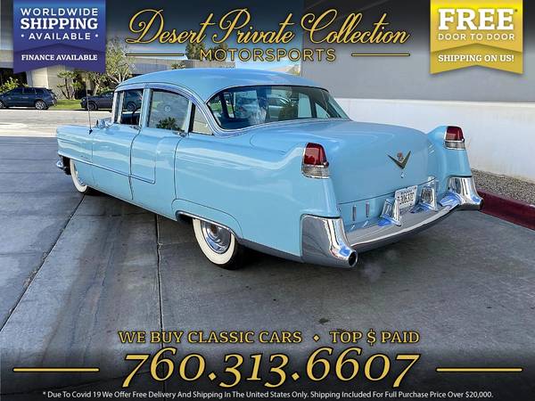 Drive this 1955 Cadillac 4 DOOR CLEAN and ORIGINAL Sedan home TODAY! for sale in Palm Desert, NY – photo 4