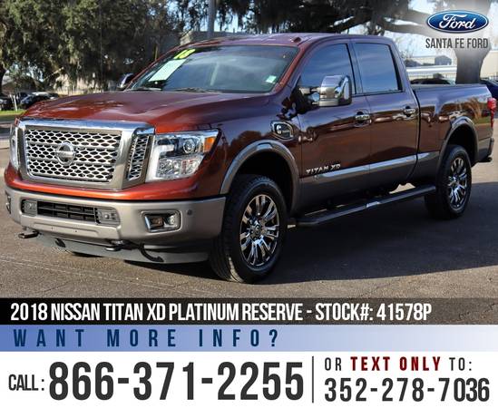 2018 NISSAN TITAN XD PLATINUM RESERVE Leather Seats, Diesel for sale in Alachua, FL – photo 3
