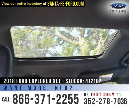 2018 FORD EXPLORER XLT Camera, Leather/Suede Seats, WiFi for sale in Alachua, FL – photo 22