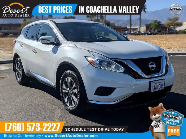 2017 Nissan Murano LOW MILES CLEAN TITLE 1 OWNER S SUV - DON'T MISS... for sale in Palm Desert , CA