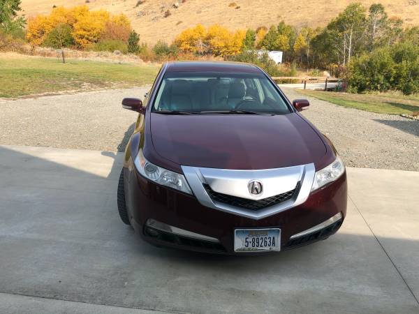 2009 Acura TL, Burgundy, 3.5 W/Tech Pkg. FWD 5 speed, V6, Leather -... for sale in Helena, MT – photo 3