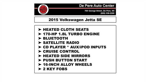 2015 Volkswagen Jetta SE PZEV for sale in De Pere, WI – photo 2