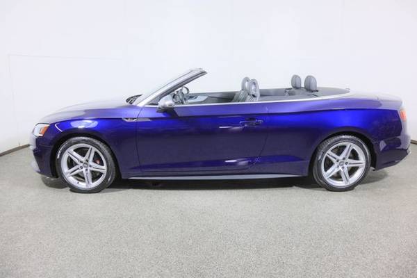 2018 Audi S5 Cabriolet, Navarra Blue Metallic/Black Roof - cars &... for sale in Wall, NJ – photo 2