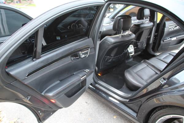2011 MERCEDES S63 AMG MAGNETITE BLK OVER BLK RED STITCH PIANO BLK... for sale in Brooklyn, NY – photo 11