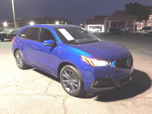 2019 Acura MDX w/Technology/A-Spec Pkg AWD Blue - cars & trucks - by... for sale in Glendale, AZ – photo 2
