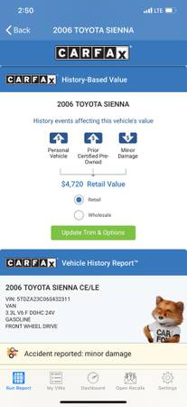 2006 Toyota Sienna LE Minivan - cars & trucks - by dealer - vehicle... for sale in Marietta, GA – photo 19