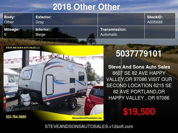 2018 Other 158 model - - by dealer - vehicle for sale in Happy valley, OR – photo 24
