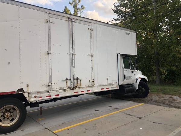 2002 International 4300 Moving Box Truck - cars & trucks - by owner... for sale in Bedford, OH – photo 2