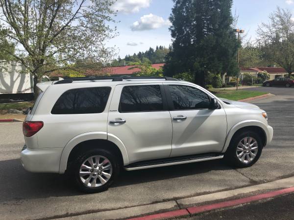 2012 Toyota Sequoia Platinum 4WD - Navi, DVD, Loaded, Clean title for sale in Kirkland, WA – photo 4