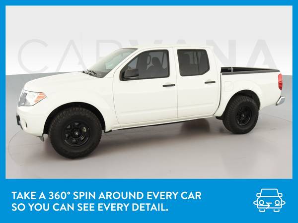2018 Nissan Frontier Crew Cab SV Pickup 4D 5 ft pickup White for sale in Lawrence, KS – photo 3
