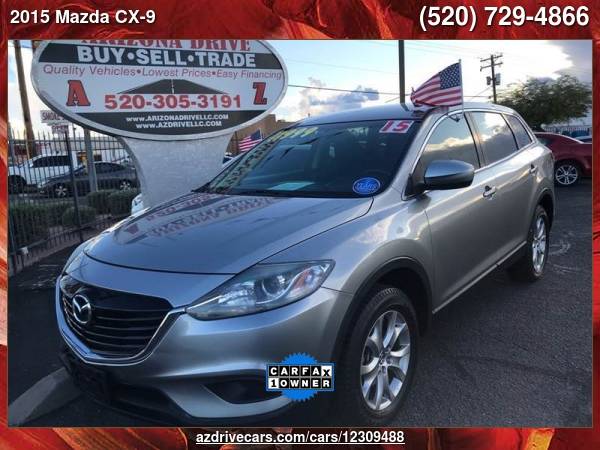 2015 Mazda CX-9 Sport 4dr SUV ARIZONA DRIVE FREE MAINTENANCE FOR 2... for sale in Tucson, AZ – photo 2