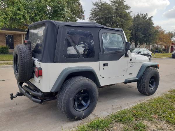 1997 Jeep Wrangler SportV 6 Straight 6 Manual Trans Clean Title -... for sale in Carrollton, TX – photo 5