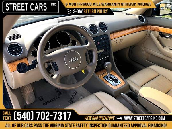 2006 Audi A4 A 4 A-4 2dr 2 dr 2-dr Cabriolet 1 8T 1 8 T 1 8-T CVT for sale in Fredericksburg, District Of Columbia – photo 7