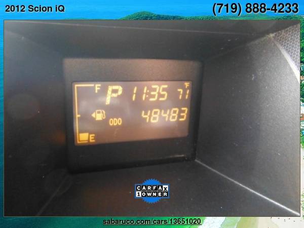 2012 Scion iQ 3dr HB - cars & trucks - by dealer - vehicle... for sale in Colorado Springs, CO – photo 12