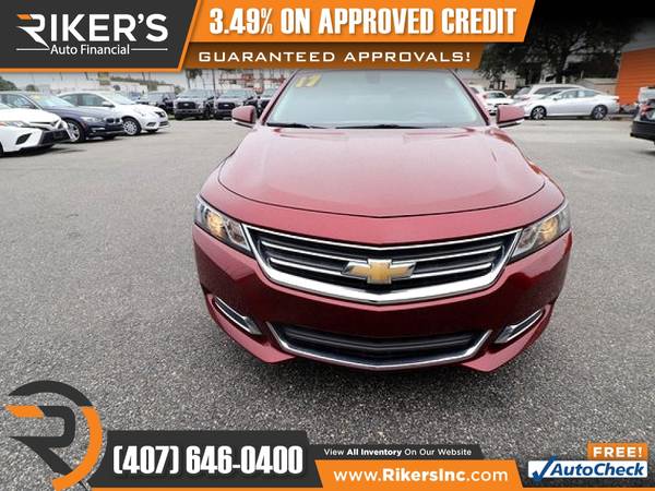$170/mo - 2017 Chevrolet Impala LT 1LT - 100 Approved! - cars &... for sale in Kissimmee, FL – photo 5