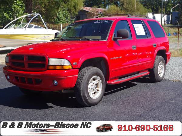 2000 Dodge Durango 4wd, SLT, 4x4 4 Door Sport Utility, 5.9 Liter Magnu for sale in Biscoe, NC – photo 2