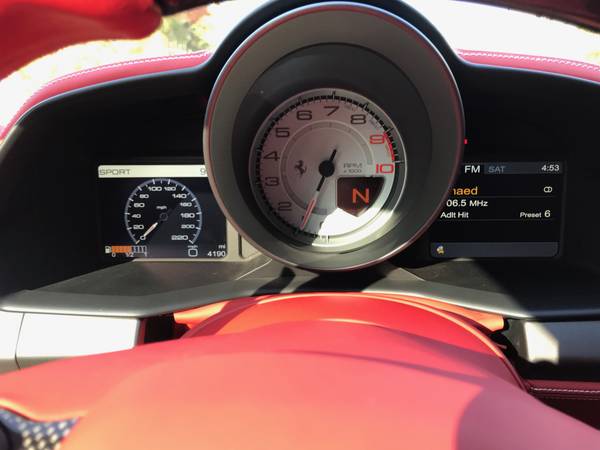 2014 Ferrari 458 Italia White/Red Perfect Condition ! 4300 Miles -... for sale in Los Gatos, CA – photo 12