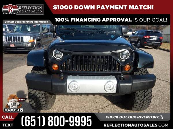2012 Jeep Wrangler Unlimited Sahara FOR ONLY 420/mo! - cars & for sale in Oakdale, MN – photo 4