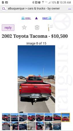 Toyota Tacoma SCAM - cars & trucks - by owner - vehicle automotive... for sale in Albuquerque, NM – photo 2