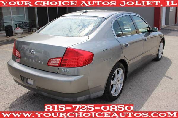 2004 *INFINITI**G35* 88K LEATHER SUNROOF KEYLESS GOOD TIRES 114253 for sale in Joliet, IL – photo 5