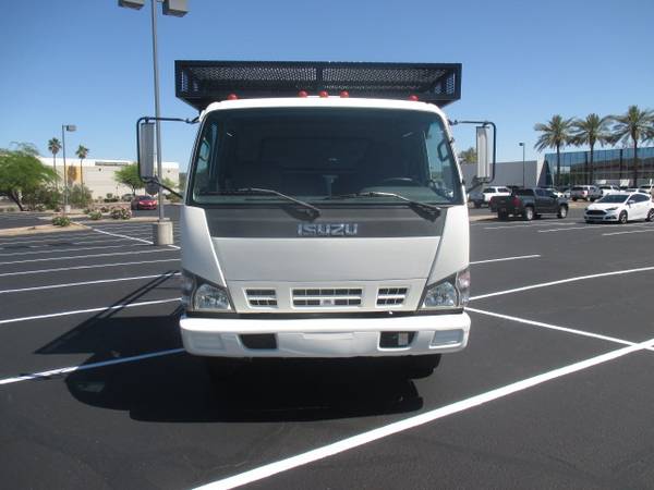 2007 Isuzu NQR Crew Cab Flatbed Work Truck Flat Bed NPR Diesel for sale in Phoenix, AZ – photo 2