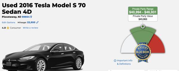 Refreshed Look 2016 Tesla Model S for sale in Piscataway, NJ – photo 4