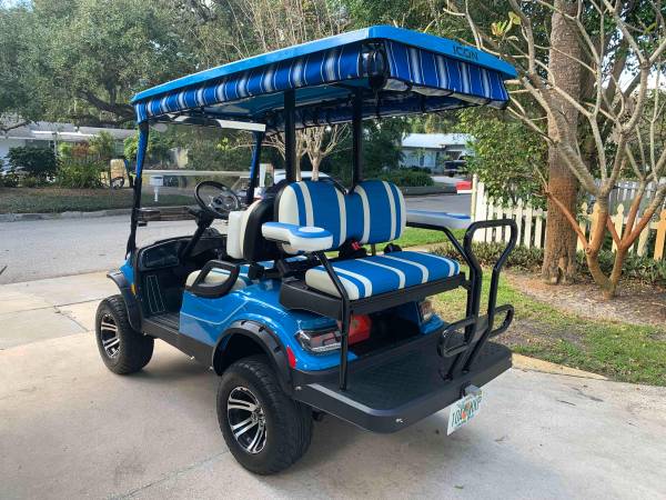 2021 Golf Cart, i40L ICON EV Private sale: Street Legal 120 miles for sale in Sarasota, FL – photo 3