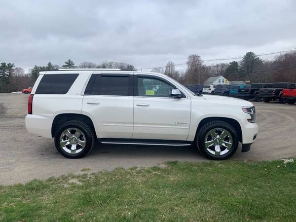 2015 Chevy Chevrolet Tahoe LTZ suv White - - by dealer for sale in Mendon, MA – photo 14