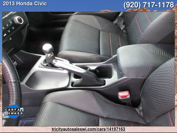 2013 HONDA CIVIC SI 4DR SEDAN Family owned since 1971 - cars & for sale in MENASHA, WI – photo 16