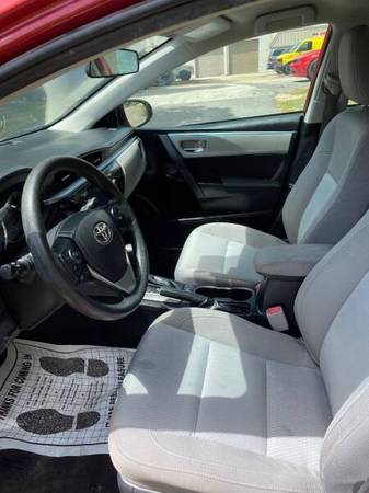 2016 Toyota Corolla Red - - by dealer - vehicle for sale in Pompano Beach, FL – photo 4