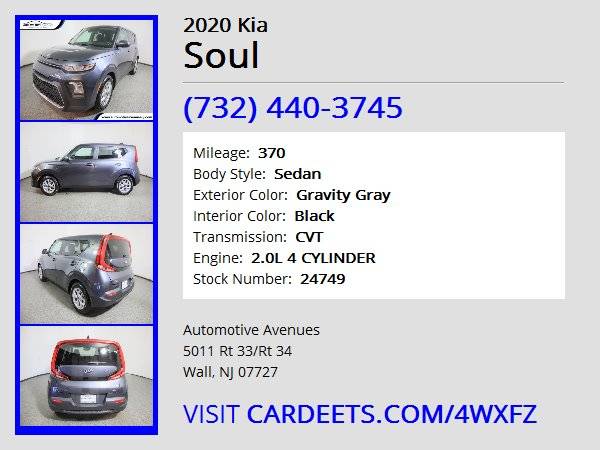 2020 Kia Soul, Gravity Gray - - by dealer - vehicle for sale in Wall, NJ – photo 22