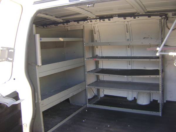 2009 Chevy Express 2500 Cargo Van Ladder Rack Work Bins ENCLOSED NO... for sale in SF bay area, CA – photo 7
