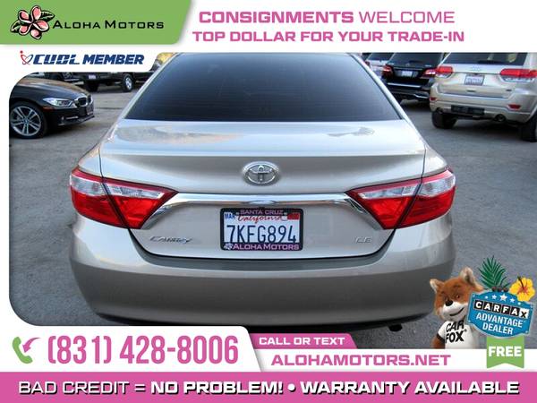 2015 Toyota Camry LOW MILES, GAS-SAVER, SMOOTH RIDE for sale in Santa Cruz, CA – photo 8