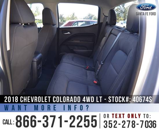 *** 2018 CHEVROLET COLORADO 4WD LT *** Onstar - Bluetooth - Cruise -... for sale in Alachua, GA – photo 18