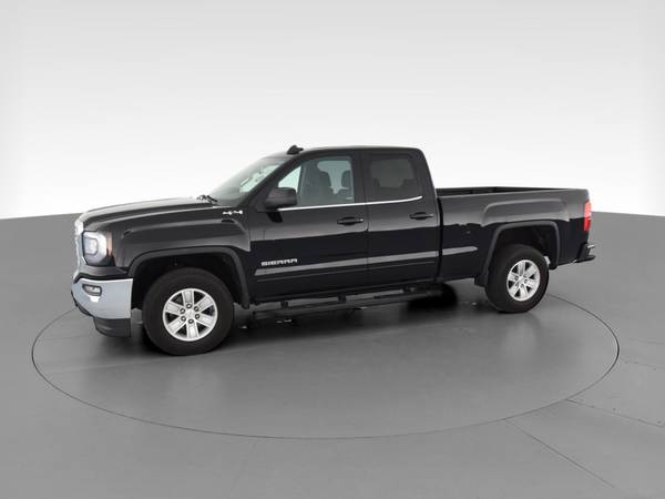 2016 GMC Sierra 1500 Double Cab SLE Pickup 4D 6 1/2 ft pickup Black... for sale in Arlington, District Of Columbia – photo 4
