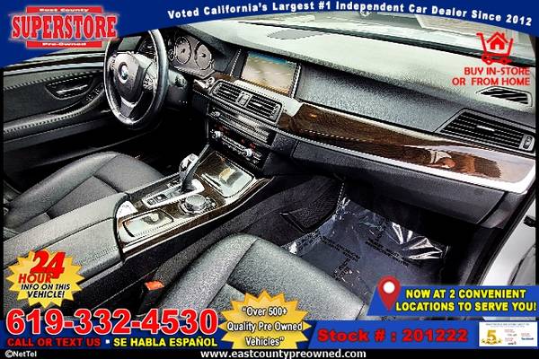 2016 BMW 5 SERIES 528I sedan-EZ FINANCING-LOW DOWN! - cars & trucks... for sale in El Cajon, CA – photo 4