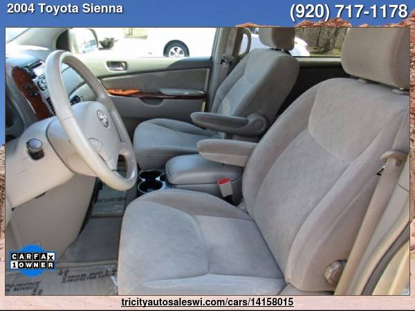 2004 TOYOTA SIENNA XLE 7 PASSENGER 4DR MINI VAN Family owned since for sale in MENASHA, WI – photo 11