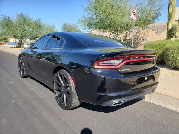 2016 Dodge Charger SE sedan BLACK for sale in Mesa, AZ – photo 3