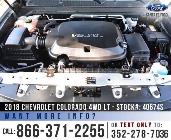 *** 2018 Chevrolet Colorado 4WD LT *** Bedliner - Onstar -... for sale in Alachua, GA – photo 11