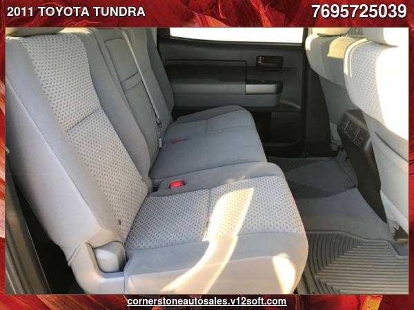 2011 TOYOTA TUNDRA CREWMAX SR5 - cars & trucks - by dealer - vehicle... for sale in Flowood, MS – photo 17