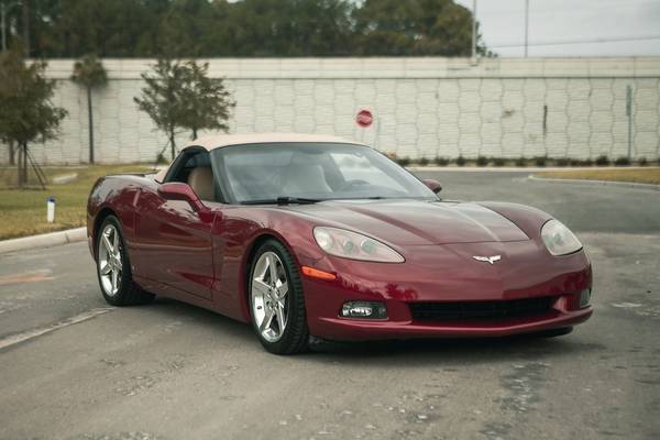2006 Chevrolet Corvette C6 Z51 Manual Convertible Monterey Red for sale in Tallahassee, FL – photo 2
