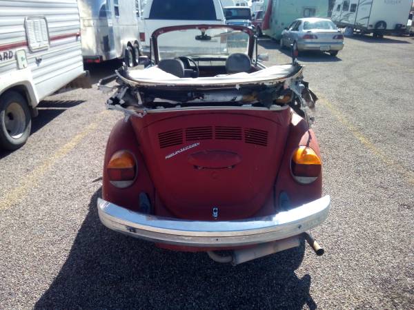 1978 VW Super Beetle Convertible *Runs but needs some TLC* for sale in Tucson, CA – photo 12