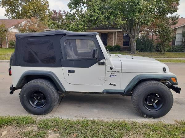 1997 Jeep Wrangler SportV 6 Straight 6 Manual Trans Clean Title -... for sale in Carrollton, TX – photo 4