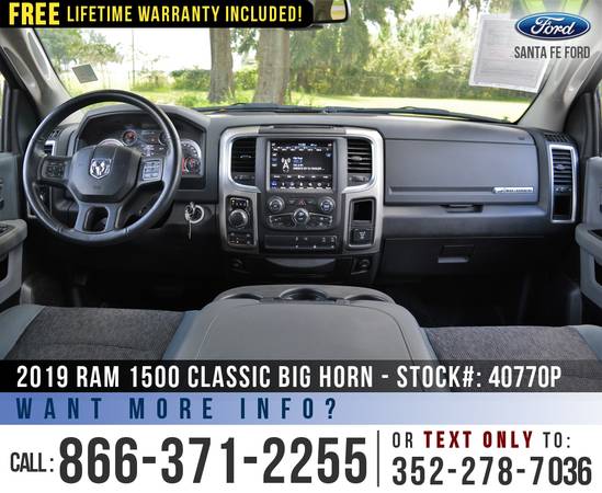 *** 2019 Ram 1500 Classic Big Horn *** Cruise - Bedliner - Camera -... for sale in Alachua, GA – photo 15